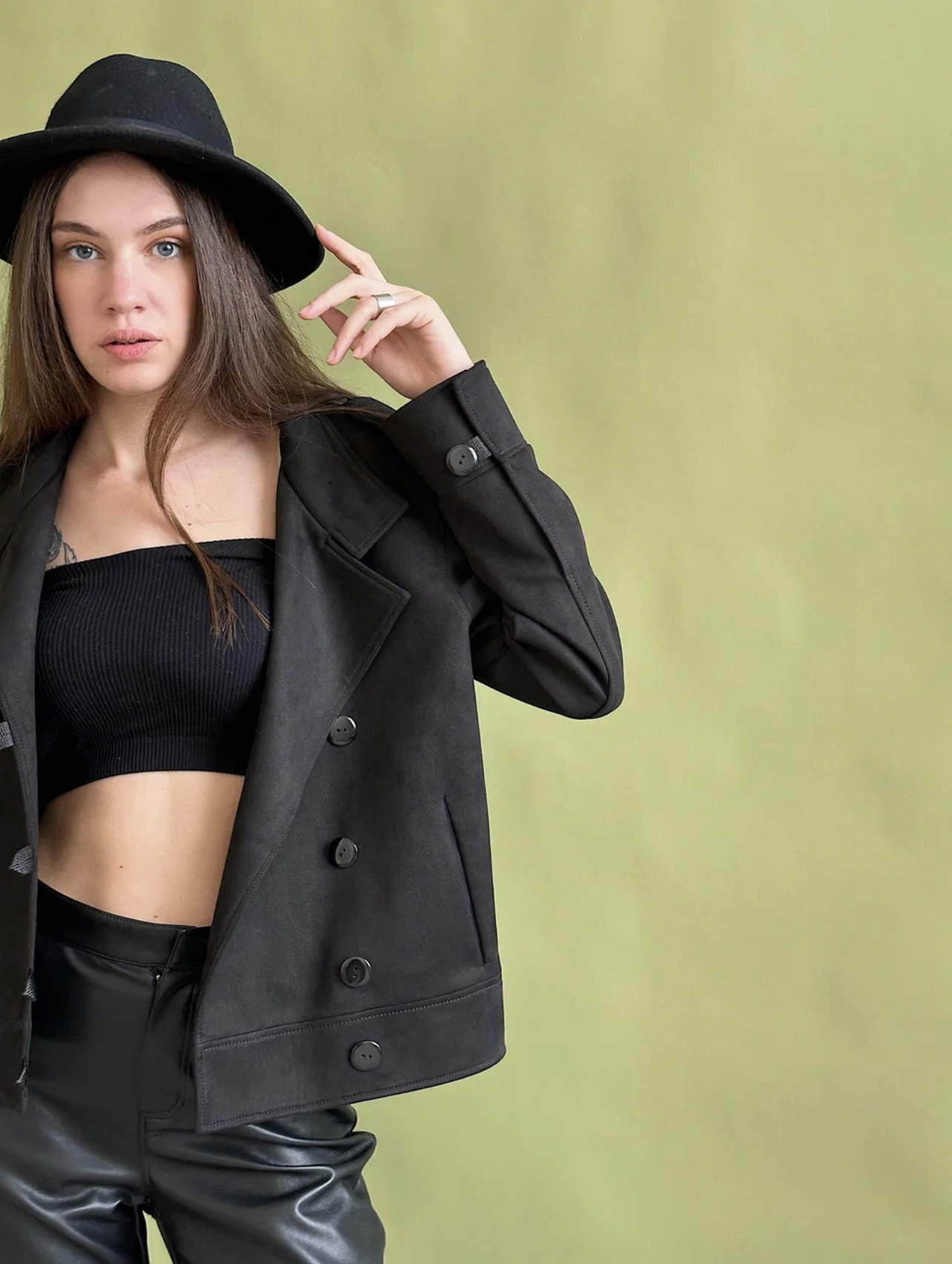 Куртка из премиальной экозамши